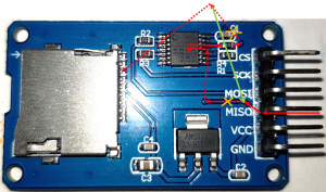 Lire la suite à propos de l’article Modifier un lecteur de carte SD pour bus SPI Arduino